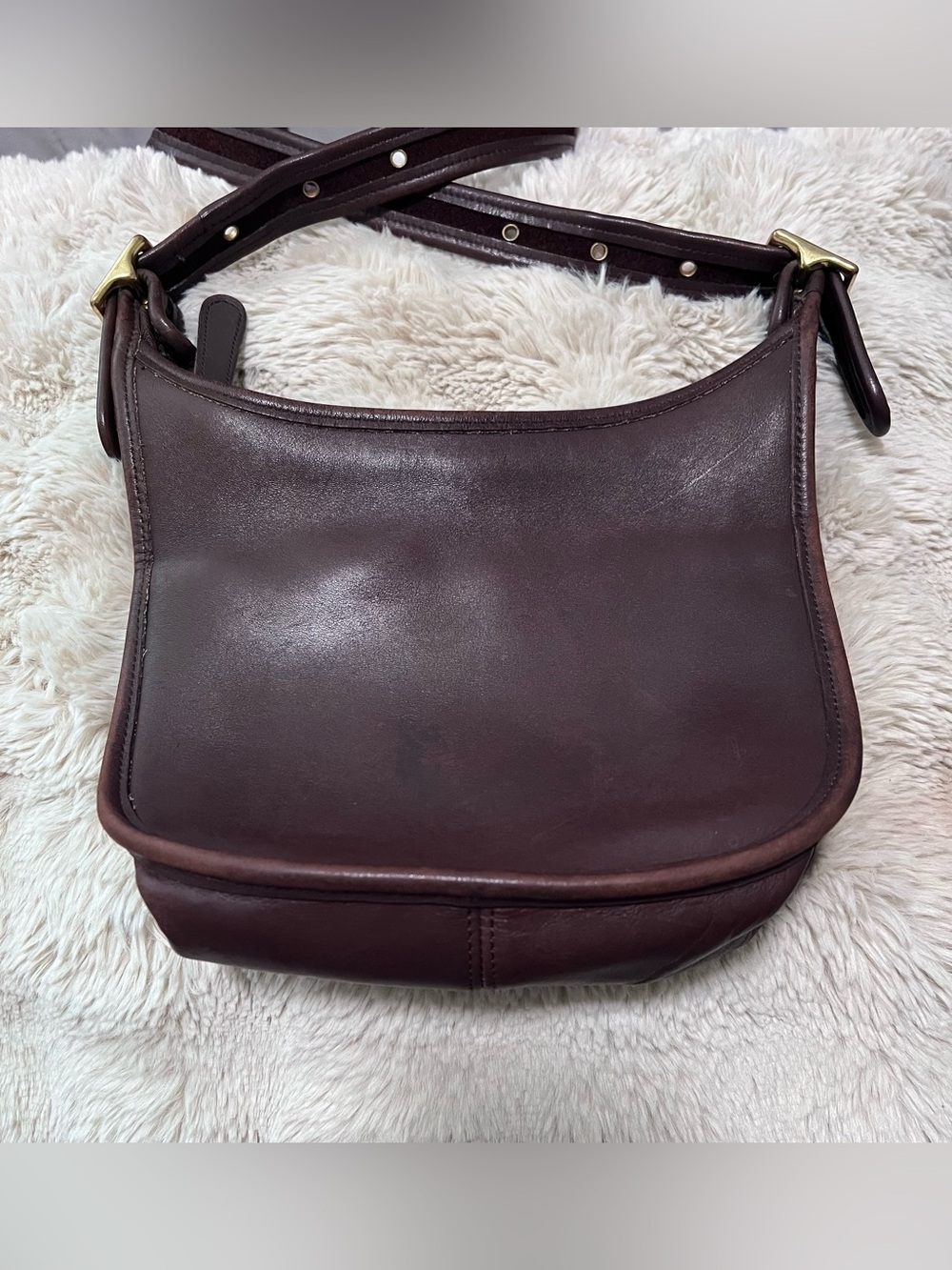 Coach vintage brown leather purse